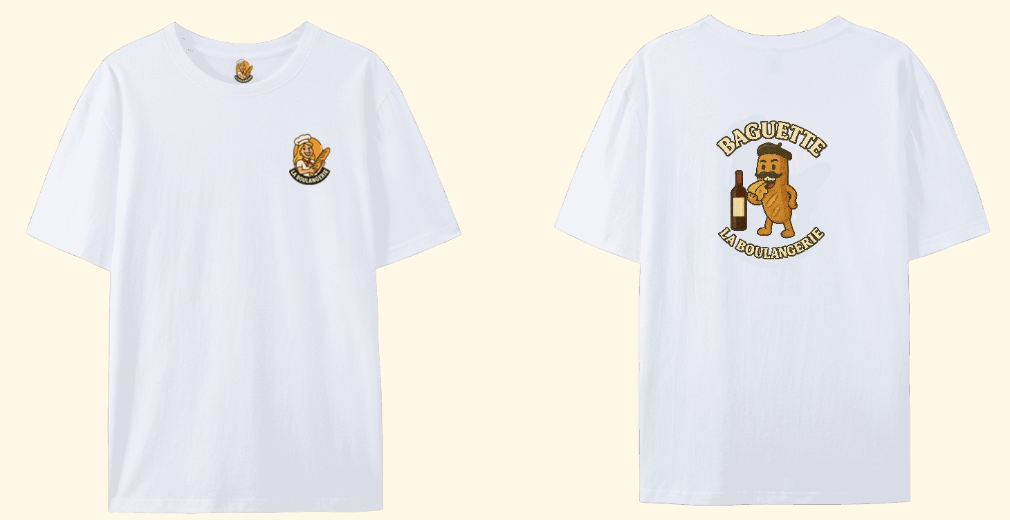 T-shirt La boulangerie "Baguette"