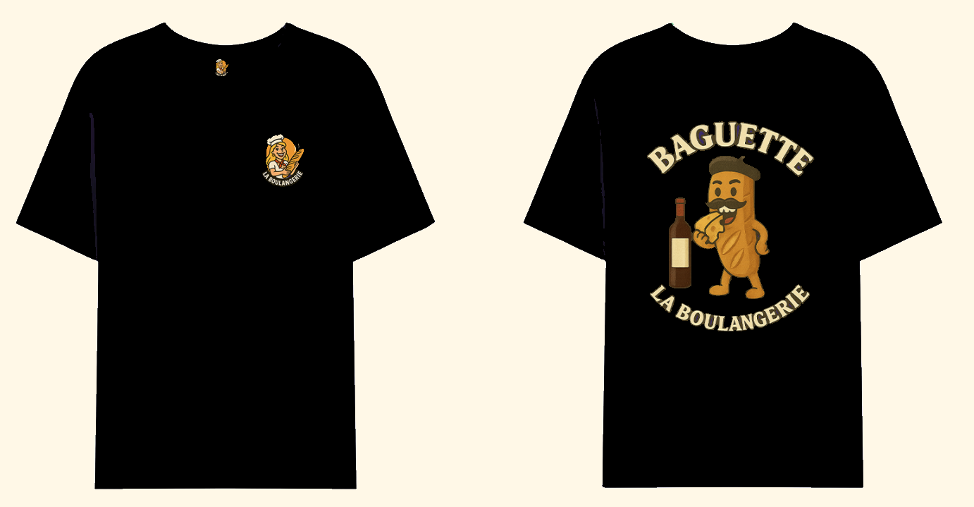 T-shirt La boulangerie "Baguette"