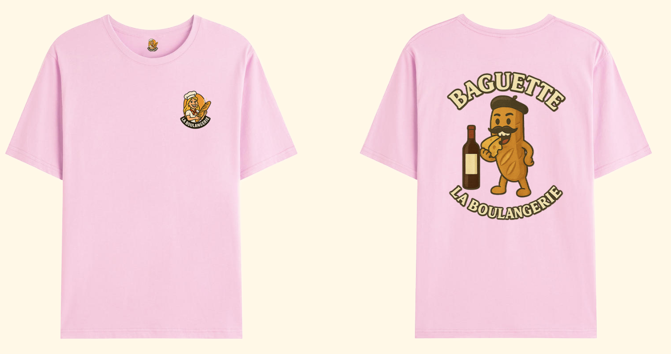 T-shirt La boulangerie "Baguette"