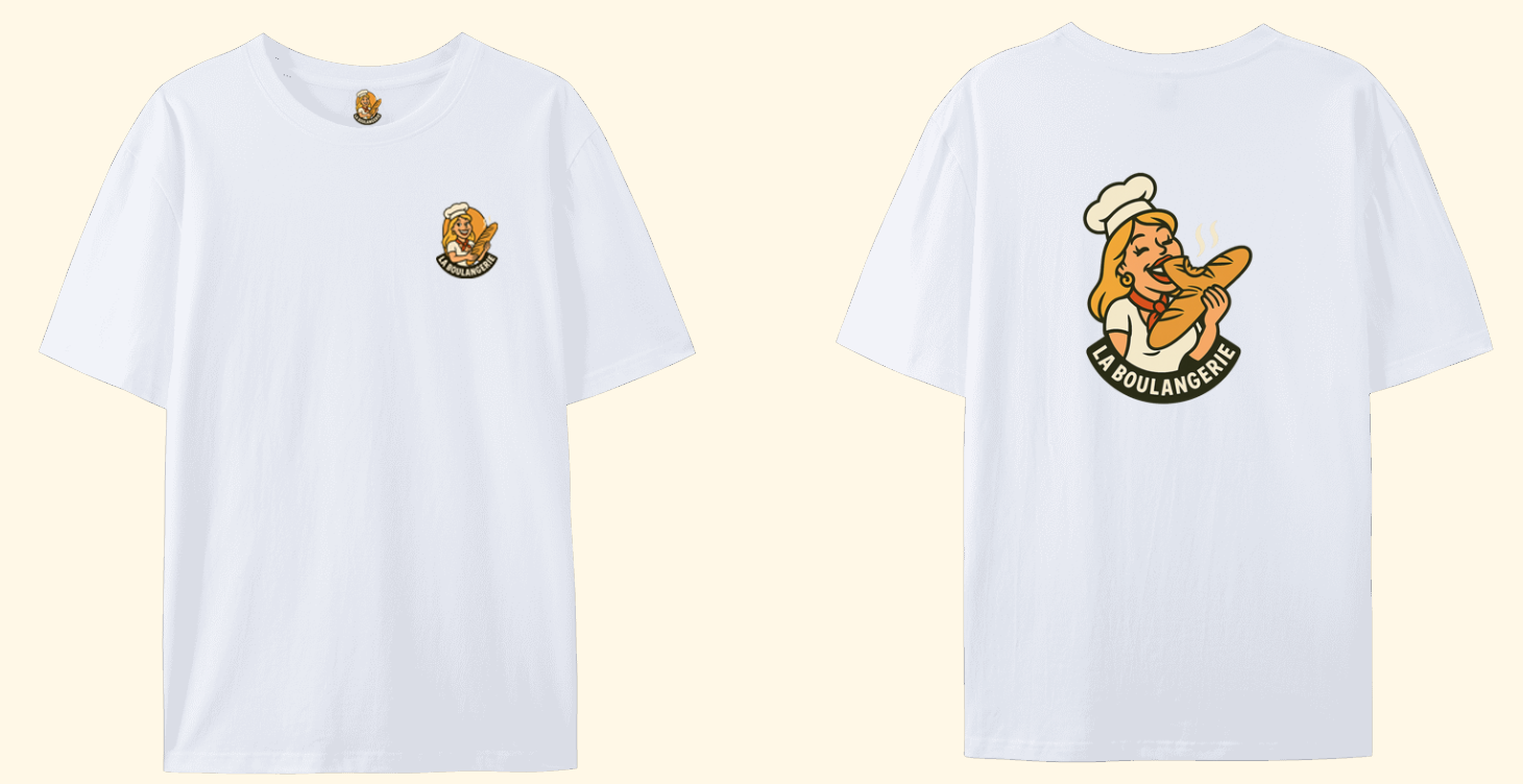 T-shirt La boulangerie "miam"