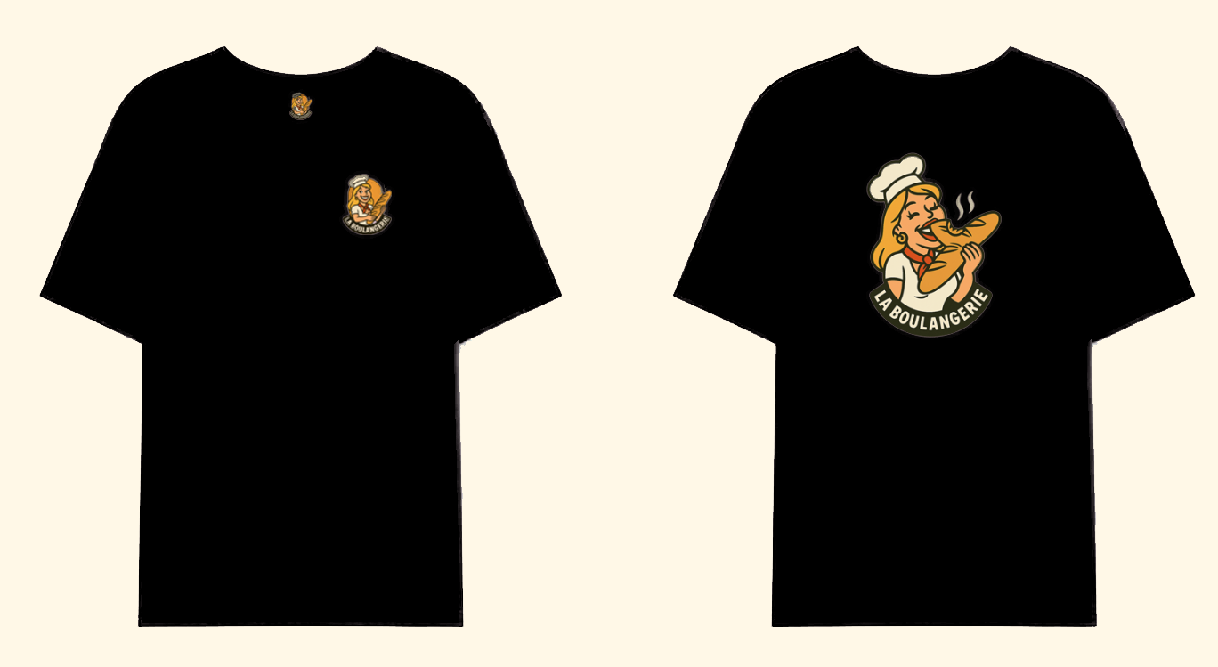 T-shirt La boulangerie "miam"