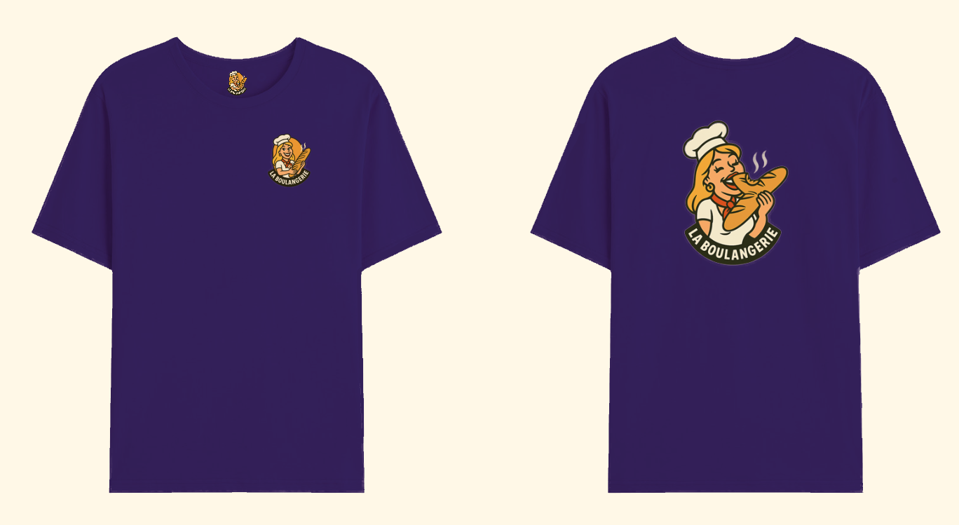 T-shirt La boulangerie "miam"