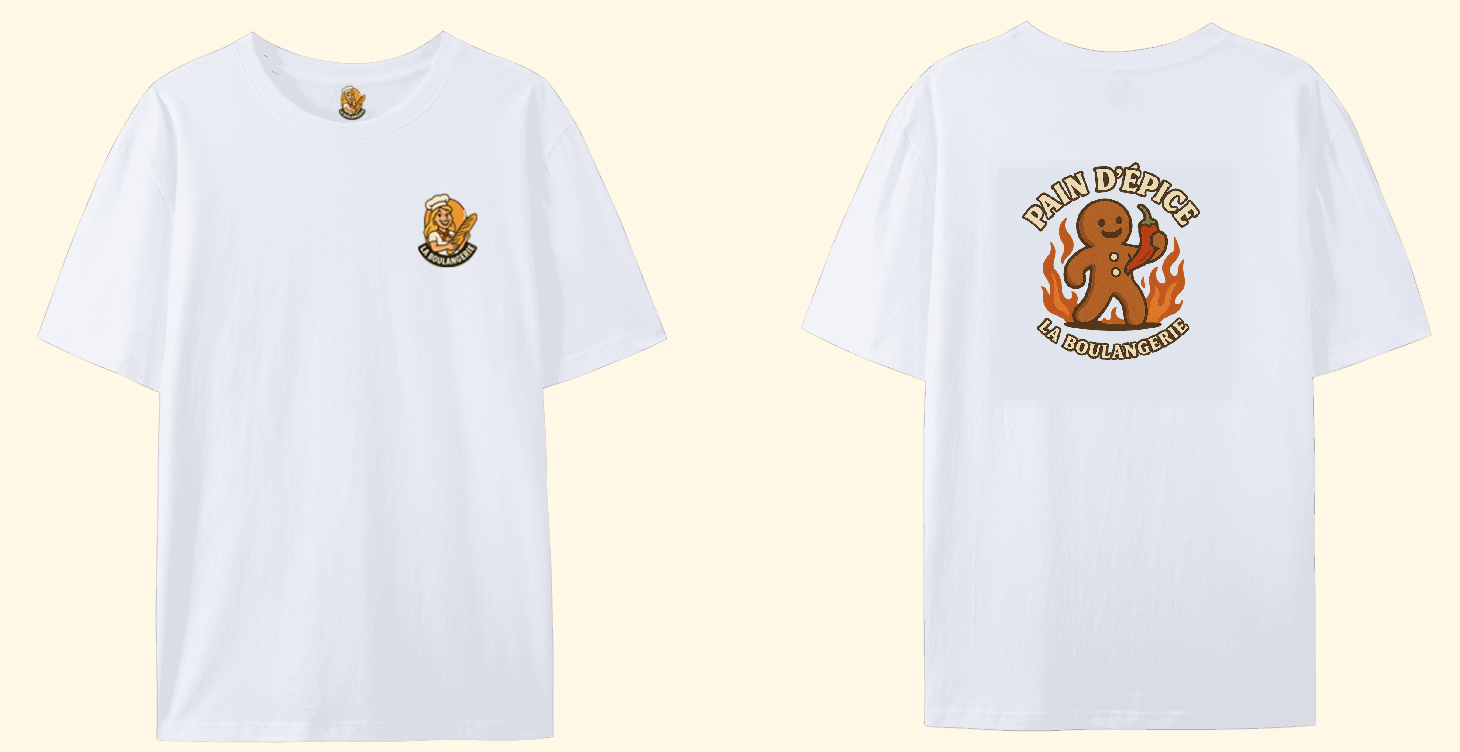 T-shirt La boulangerie "Pain d'épices"